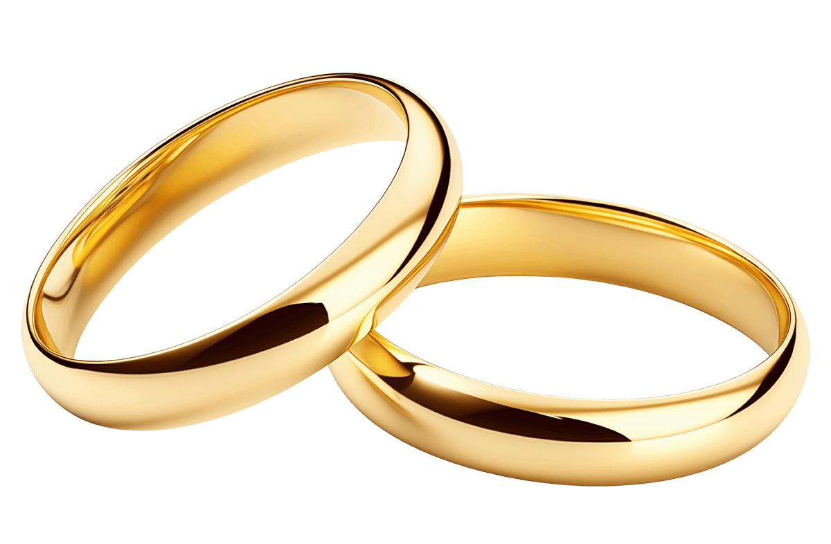 Ringe freigestellt